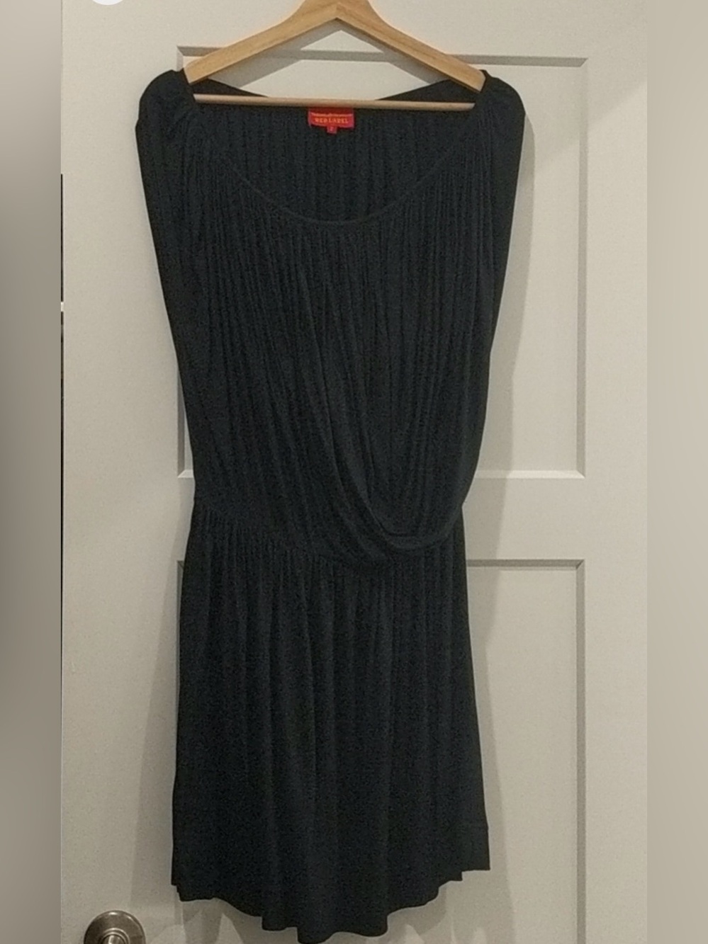 Vivienne Westwood Red Label  Black Draped Sleeveless Dress / Tunic Black 2 - Picture 2 of 7